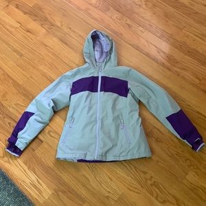 Kids girls squall parka coat jacket from LANDS END Sz XL (14)